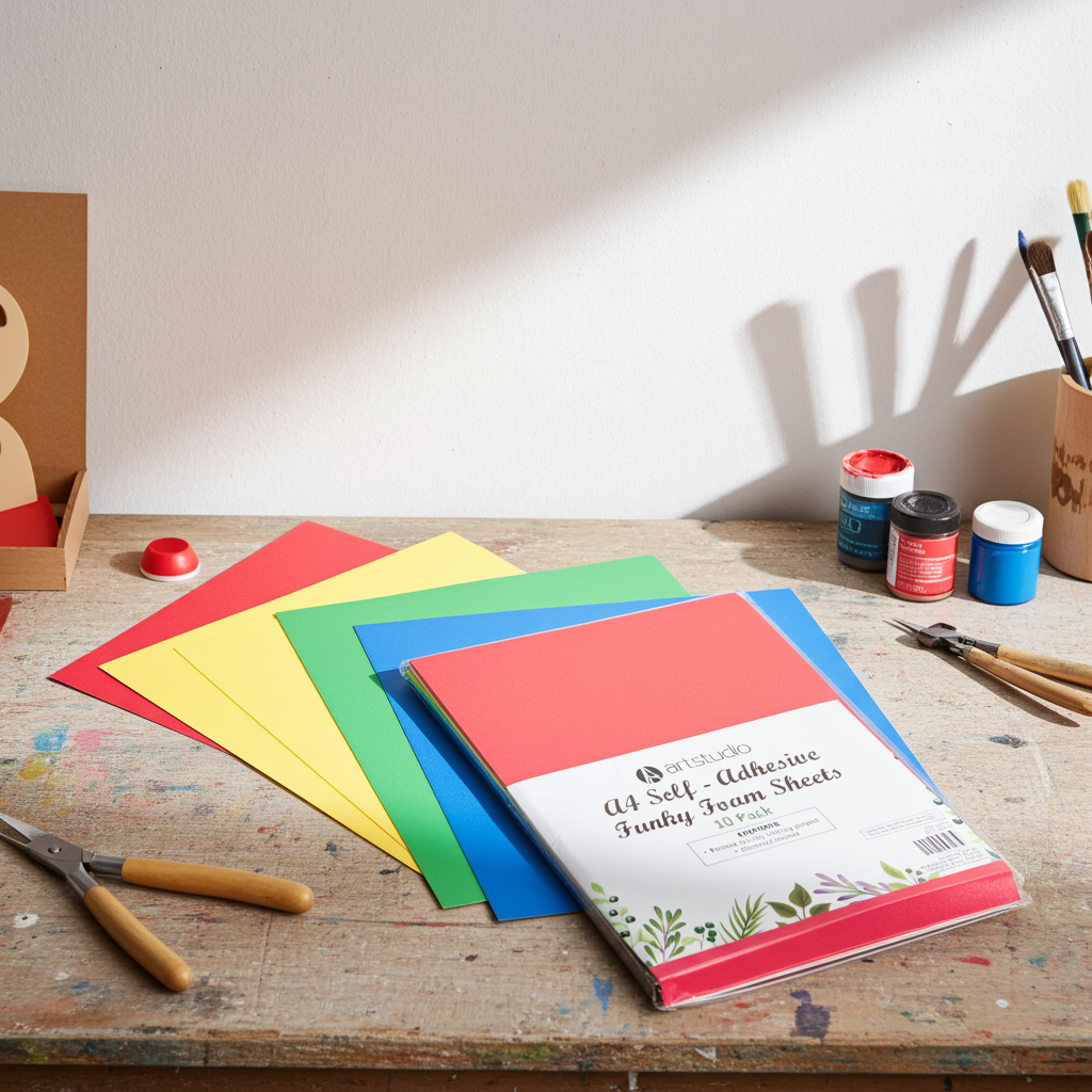 A4 Self Adhesive Foam Sheets (Pack of 10)