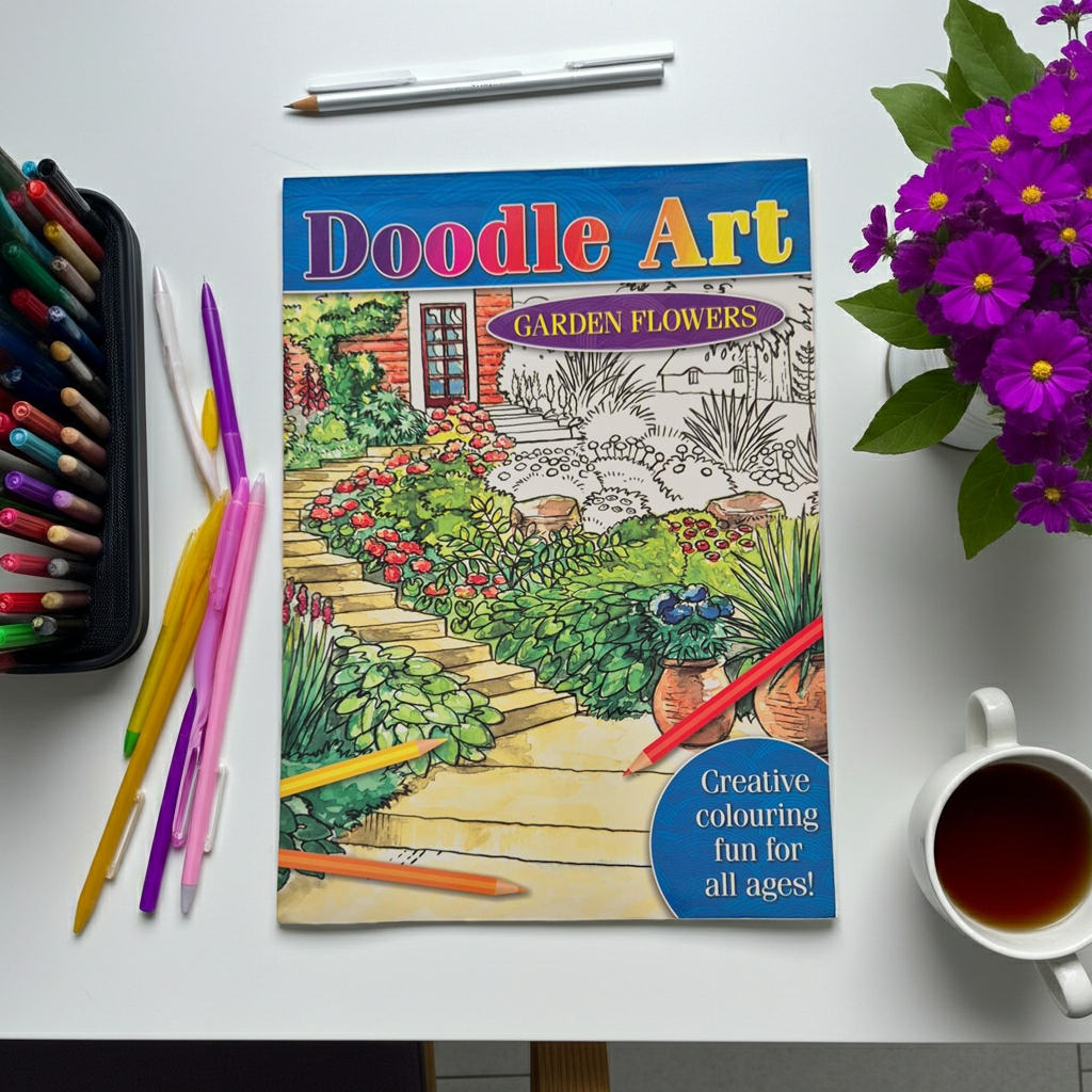 Doodle Art Colouring Book