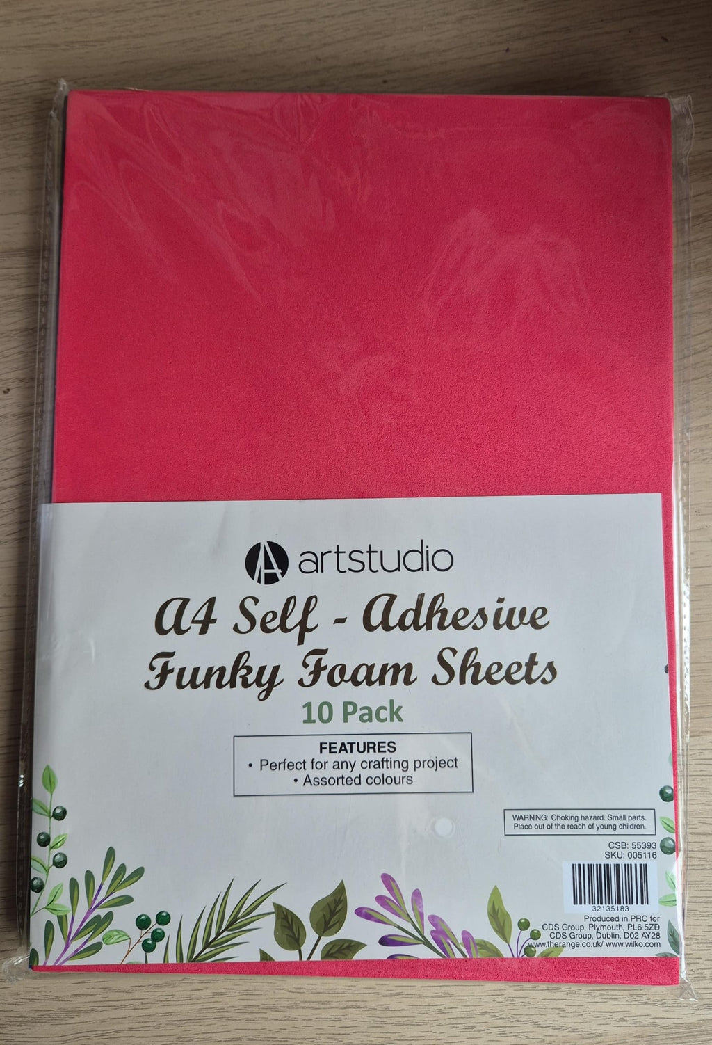 A4 Self Adhesive Foam Sheets (Pack of 10)