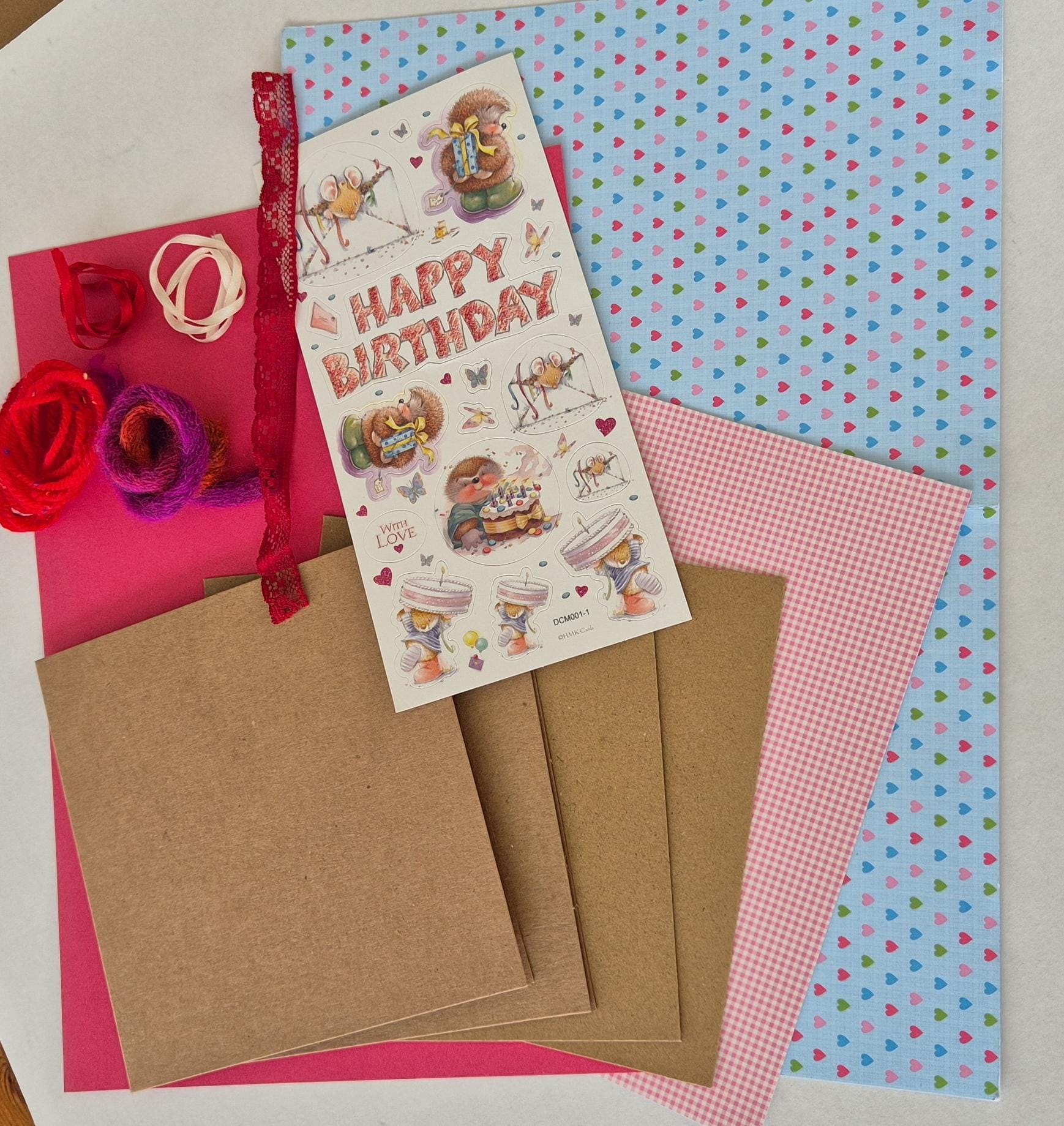 Card Making Starter Pack | Beginner Card Making Kit UK | SJA Craft and Stationery