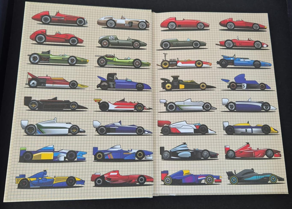 Grand Prix Cars Hardback Notebook A5 120 pages lined
