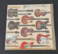Guitars Greetings Card 150x150mm blank