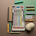 Zebra Z Grip Ballpoint Pens (Pack of 5) Black ink
