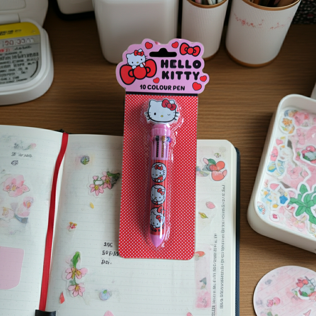 Hello Kitty 10 Colour Ballpoint Pen