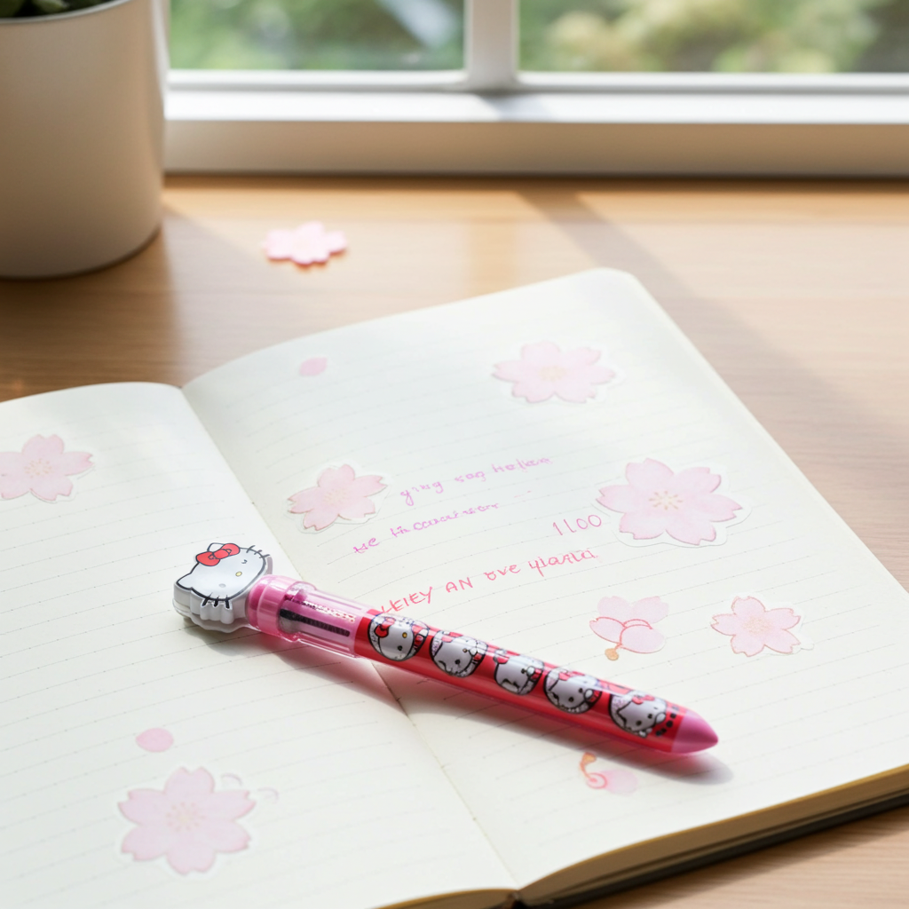 Hello Kitty 10 Colour Ballpoint Pen