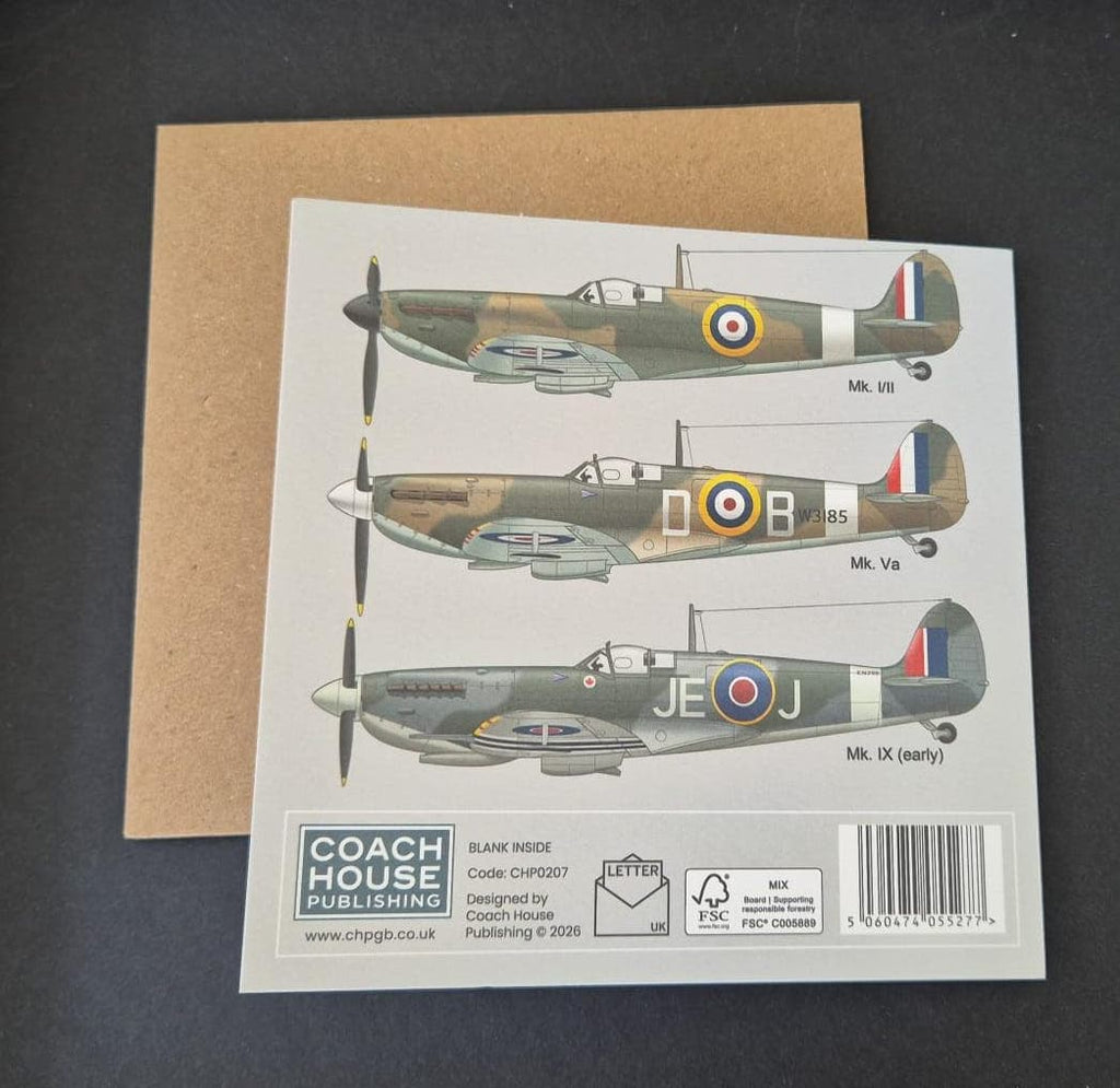 Spitfire Greetings Card