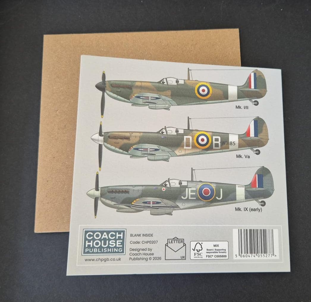 Spitfire Greetings Card